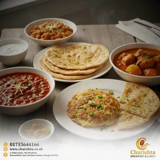 halal full English breakfast Farnham Common