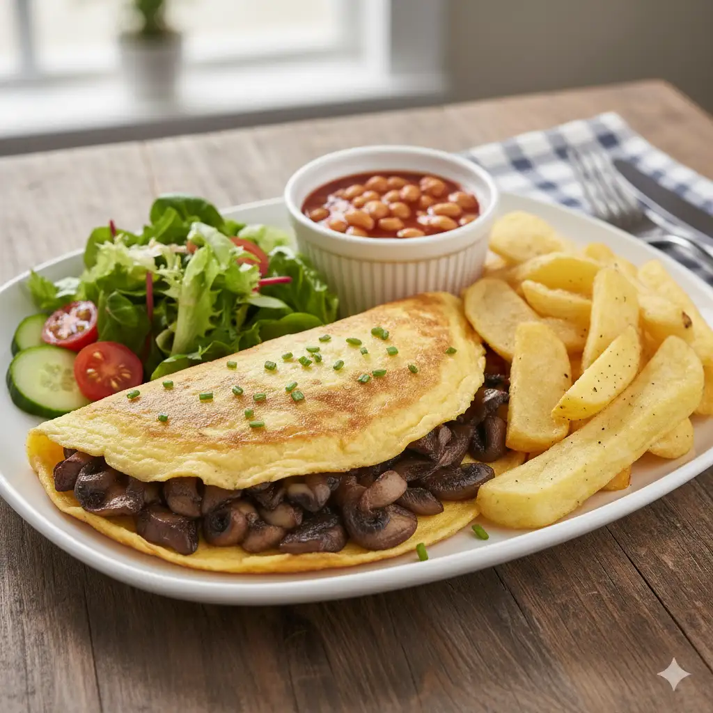 Mushroom Omelette