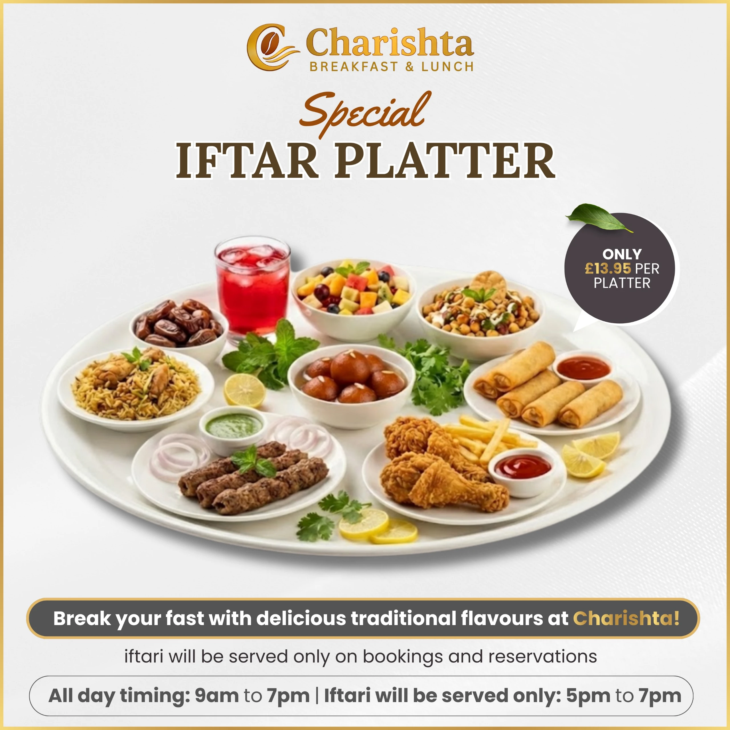 Charishta Iftar Platter
