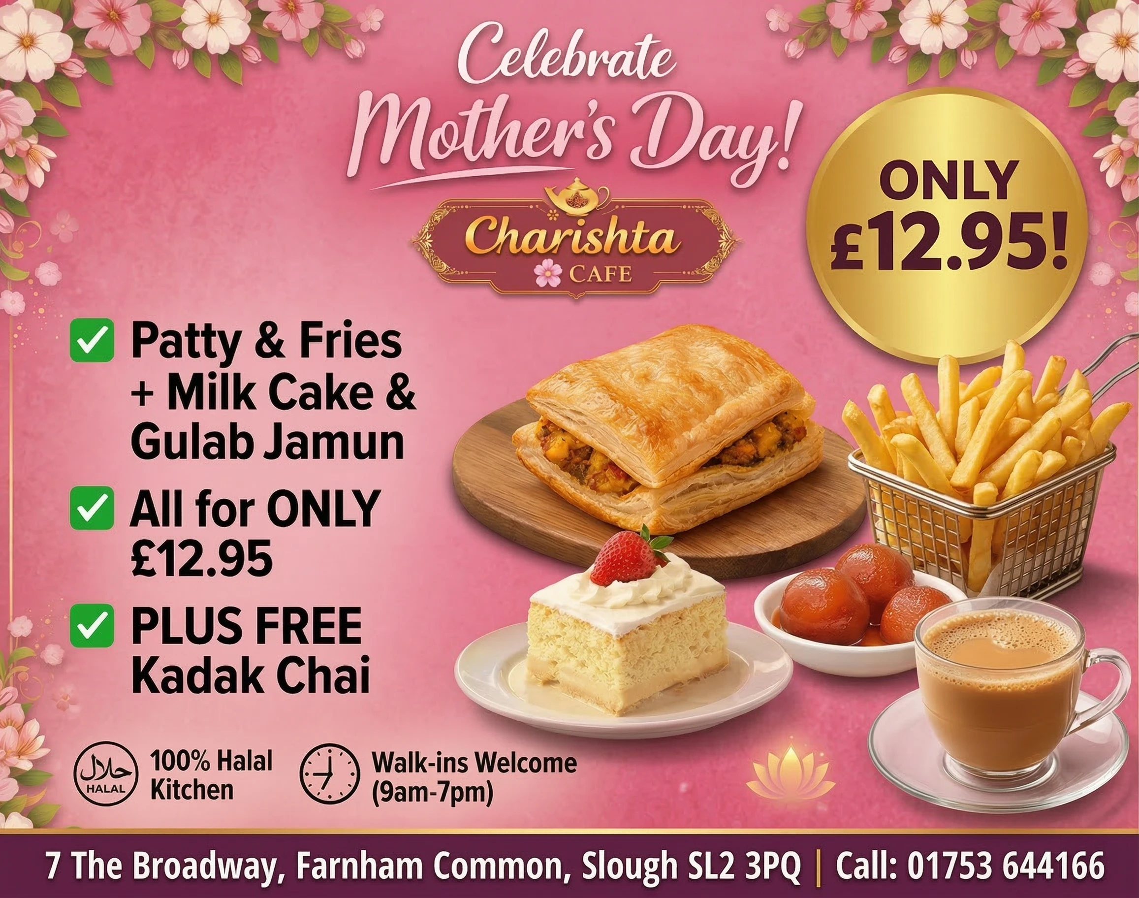 Mother's Day Special in Slough - Charishta Café